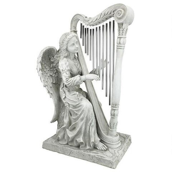 Angelic Garden Sculptures Music from Heaven Angel Statue Large Sound